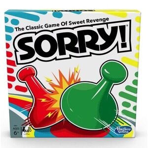 Sorry! Board Game, Ages 6 and up, For 2-4 Players, Classic Family‎ Board Game